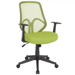 Emma And Oliver High Back Black Mesh Office Chair With Arms
