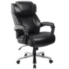 Emma And Oliver Big & Tall Brown LeatherSoft Executive Swivel Office Chair With Headrest 2 Emma And Oliver Big & Tall Brown LeatherSoft Executive Swivel Office Chair With Headrest -Home furnishings 5971905 Black