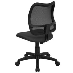 Emma And Oliver Mid-Back Navy Blue Mesh Swivel Task Office Chair -Home furnishings 5972312 ALT2