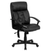 Emma And Oliver High Back Ergonomic Massage Black LeatherSoft Ripple Office Chair, Remote Pocket 2 Emma And Oliver High Back Ergonomic Massage Black LeatherSoft Ripple Office Chair, Remote Pocket -Home furnishings 5972379