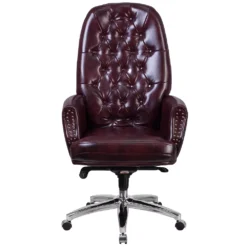 Emma And Oliver High Back Traditional Burgundy LeatherSoft Multifunction Ergonomic Office Chair 9 Emma And Oliver High Back Traditional Burgundy LeatherSoft Multifunction Ergonomic Office Chair -Home furnishings 5972936 ALT3