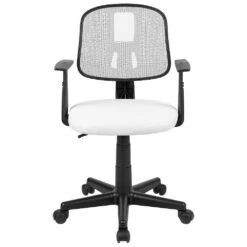 Emma And Oliver Pivot Back Gray Mesh Swivel Task Office Chair With Arms, BIFMA Certified 9 Emma And Oliver Pivot Back Gray Mesh Swivel Task Office Chair With Arms, BIFMA Certified -Home furnishings 5974089 ALT3