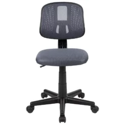 Emma And Oliver Mid-Back Black Mesh Swivel Task Office Chair With Pivot Back, BIFMA Certified -Home furnishings 5974108 ALT3