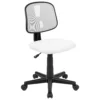 Emma And Oliver Mid-Back Black Mesh Swivel Task Office Chair With Pivot Back, BIFMA Certified 2 Emma And Oliver Mid-Back Black Mesh Swivel Task Office Chair With Pivot Back, BIFMA Certified -Home furnishings 5974108 White