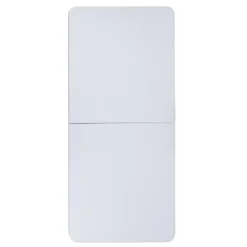 Emma And Oliver 5-Foot Height Adjustable Bi-Fold Granite White Plastic Folding Table With Handle -Home furnishings 5978317 ALT3