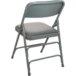 Emma And Oliver 4-pack Grey Padded Metal Folding Chair - Grey 1-in Fabric Seat 8 Emma And Oliver 4-pack Grey Padded Metal Folding Chair - Grey 1-in Fabric Seat -Home furnishings 5978394 ALT2