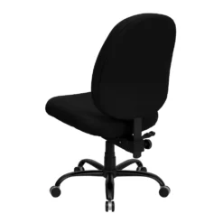 Emma And Oliver 400 Lb. Big & Tall High Back Black Fabric Adjustable Back Ergonomic Office Chair 8 Emma And Oliver 400 Lb. Big & Tall High Back Black Fabric Adjustable Back Ergonomic Office Chair -Home furnishings 5978483 ALT2