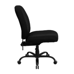 Emma And Oliver 400 Lb. Big & Tall High Back Black Fabric Adjustable Back Ergonomic Office Chair 9 Emma And Oliver 400 Lb. Big & Tall High Back Black Fabric Adjustable Back Ergonomic Office Chair -Home furnishings 5978483 ALT3