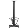Emma And Oliver 22" X 22" Cast Iron Bar Table X-Base With Foot Ring -Home furnishings 5978543