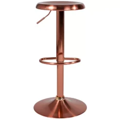 Emma And Oliver Adjustable Height Retro Barstool In Gold Finish -Home furnishings 5978627 ALT2