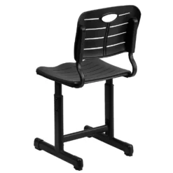 Emma And Oliver Adjustable Height Black Student Chair With Black Pedestal Frame 9 Emma And Oliver Adjustable Height Black Student Chair With Black Pedestal Frame -Home furnishings 5978642 ALT3