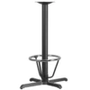 Emma And Oliver 23.5" X 29.5" Cast Iron Bar Table X-Base With Foot Ring -Home furnishings 5978667