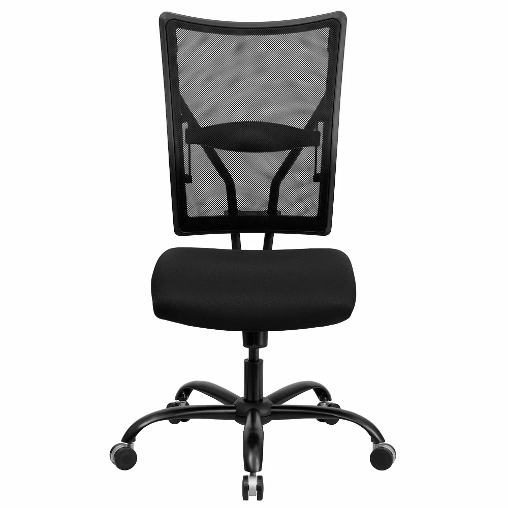 Emma And Oliver 400 Lb. Big & Tall Black Mesh Executive Swivel Ergonomic Office Chair 6 Emma And Oliver 400 Lb. Big & Tall Black Mesh Executive Swivel Ergonomic Office Chair - Image 4