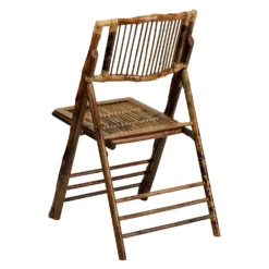 Emma And Oliver 2 Pack Commercial Event Party Rental Rattan Folding Chair -Home furnishings 5978687 ALT3
