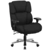 Emma And Oliver 24/7 400 Lb. High Back Black Tufted Fabric Ergonomic Office Chair, Lumbar Knob 2 Emma And Oliver 24/7 400 Lb. High Back Black Tufted Fabric Ergonomic Office Chair, Lumbar Knob -Home furnishings 5978715 Black Fabric
