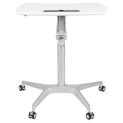 Emma And Oliver Mobile Sit-Down, Stand-Up Black Ergonomic Computer Desk - Standing Desk 9 Emma And Oliver Mobile Sit-Down, Stand-Up Black Ergonomic Computer Desk - Standing Desk -Home furnishings 5979232 ALT3