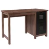 Emma And Oliver Crosscut Oak Wood Grain Finish Computer Desk With Metal Drawers 2 Emma And Oliver Crosscut Oak Wood Grain Finish Computer Desk With Metal Drawers -Home furnishings 5979288