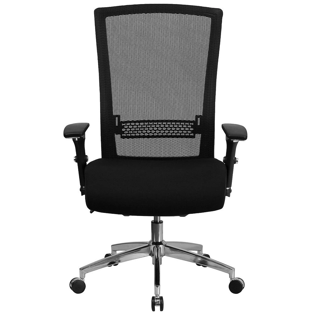 Emma And Oliver 24/7 300 Lb. High Back Black Mesh Ergonomic Office Chair, Seat Slider/Lumbar 4 Emma And Oliver 24/7 300 Lb. High Back Black Mesh Ergonomic Office Chair, Seat Slider/Lumbar - Image 2