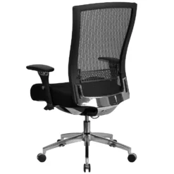 Emma And Oliver 24/7 300 Lb. High Back Black Mesh Ergonomic Office Chair, Seat Slider/Lumbar 8 Emma And Oliver 24/7 300 Lb. High Back Black Mesh Ergonomic Office Chair, Seat Slider/Lumbar -Home furnishings 5979751 ALT2
