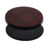 Emma And Oliver 30" Round Black/Mahogany Reversible Laminate Table Top 1 Emma And Oliver 30" Round Black/Mahogany Reversible Laminate Table Top -Home furnishings 5980197 Mahogany