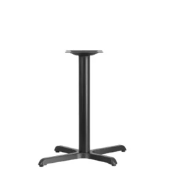 Emma And Oliver 23.75" X 30" Cast Iron Table X-Base