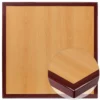 Emma And Oliver 24" Square 2-Tone High-Gloss Cherry / Mahogany Resin Table Top -Home furnishings 5980203