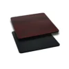 Emma And Oliver 24" Square Black/Mahogany Reversible Laminate Table Top -Home furnishings 5980333 Blackmahogany