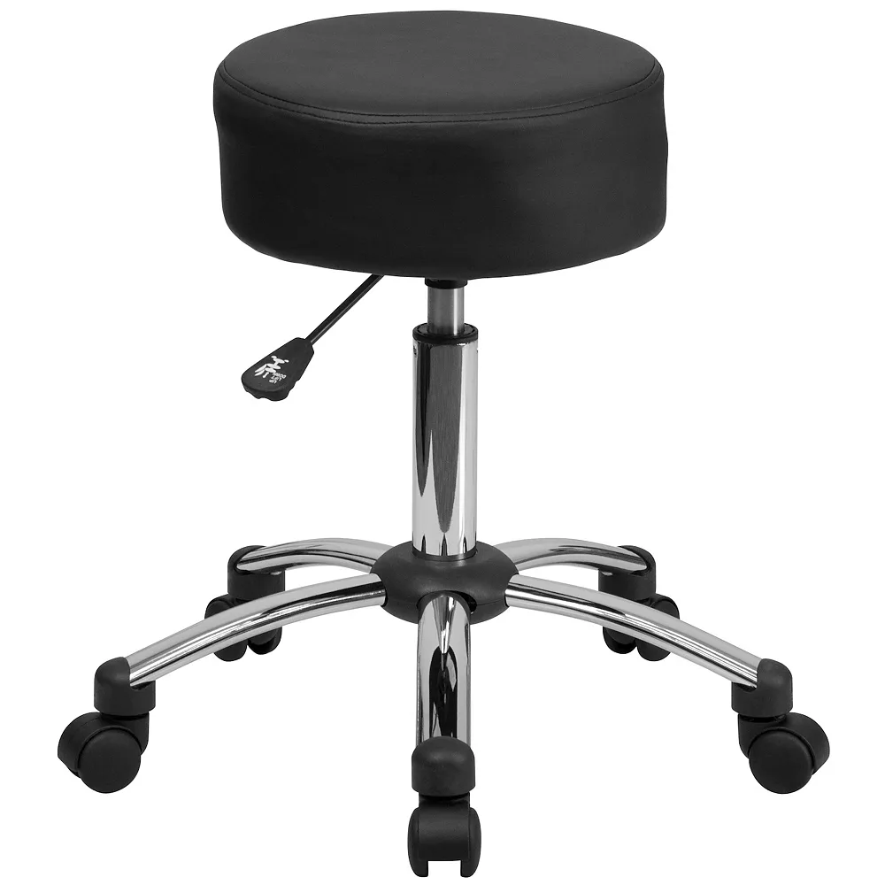 Emma And Oliver Medical Ergonomic Stool With Chrome Base 3 Emma And Oliver Medical Ergonomic Stool With Chrome Base