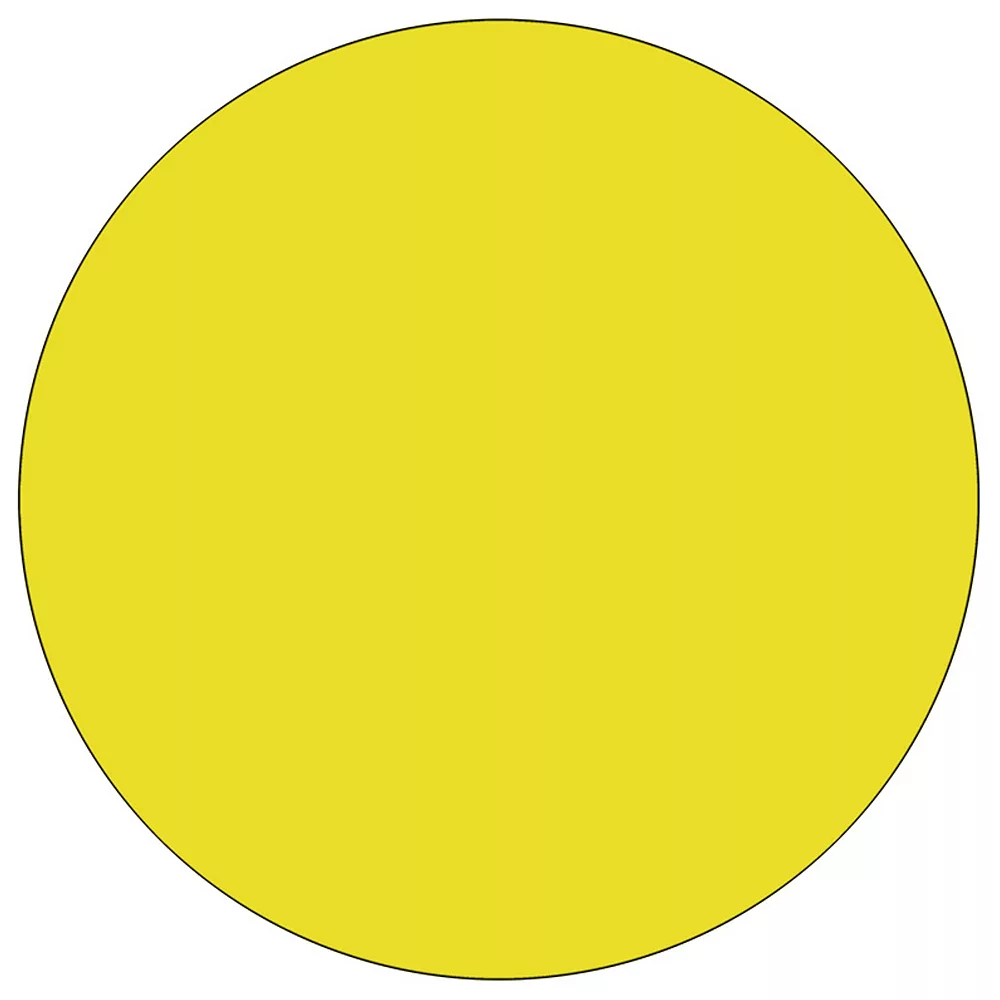 Emma And Oliver 48" Round Yellow HP Laminate Adjustable Activity Table 5 Emma And Oliver 48" Round Yellow HP Laminate Adjustable Activity Table - Image 3