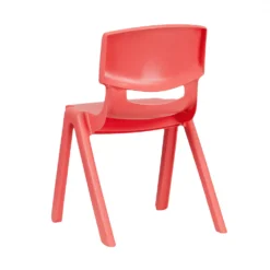 Emma And Oliver 2 Pack Natural Plastic Stack School Chair With 13.25"H Seat, K-2 School Chair -Home furnishings 5985671 ALT3