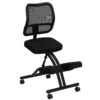 Emma And Oliver Mobile Ergonomic Kneeling Office Chair With Black Mesh Back -Home furnishings 5985683
