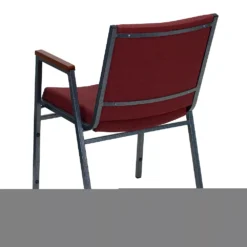 Emma And Oliver Heavy Duty Burgundy Patterned Fabric Stack Chair With Arms 9 Emma And Oliver Heavy Duty Burgundy Patterned Fabric Stack Chair With Arms -Home furnishings 5985688 ALT3