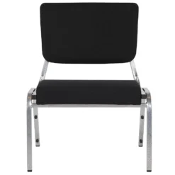 Emma And Oliver 1000 Lb. Black Antimicrobial Vinyl Bariatric Open Back Chair -Home furnishings 5985714 ALT2