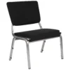 Emma And Oliver 1000 Lb. Black Antimicrobial Vinyl Bariatric Open Back Chair -Home furnishings 5985714 Black Fabric