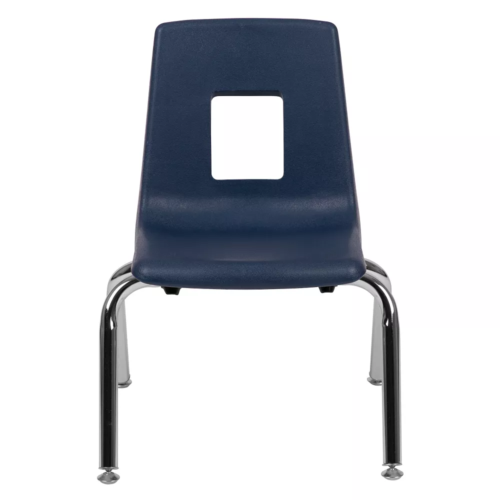 Emma And Oliver Black Student Stack School Chair - 12-inch 6 Emma And Oliver Black Student Stack School Chair - 12-inch - Image 4