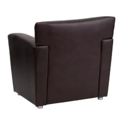 Emma And Oliver Black LeatherSoft Chair With Extended Panel Arms 9 Emma And Oliver Black LeatherSoft Chair With Extended Panel Arms -Home furnishings 6049078 ALT3