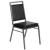 Emma And Oliver Square Back Banquet Stack Chair In Dark Gray Fabric - Wedding Party Event Chair 1 Emma And Oliver Square Back Banquet Stack Chair In Dark Gray Fabric - Wedding Party Event Chair -Home furnishings 6049081 Blackvinylsilvervein