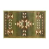Emma And Oliver Reno 2x3 Olefin Accent Rug With Southwestern Geometric Arrow Design In Green, Black, Beige & Ivory And Natural Jute Backing 2 Emma And Oliver Reno 2x3 Olefin Accent Rug With Southwestern Geometric Arrow Design In Green, Black, Beige & Ivory And Natural Jute Backing -Home furnishings 6170016