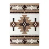 Emma And Oliver Santa Fe 5x7 Ivory Olefin Accent Rug With Complementary Southwestern Pattern In Beige, Black And Brown And Jute Backing 1 Emma And Oliver Santa Fe 5x7 Ivory Olefin Accent Rug With Complementary Southwestern Pattern In Beige, Black And Brown And Jute Backing -Home furnishings 6170047