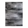 Emma And Oliver Oakland 6x9 Ultra Soft Shaded Look Olefin Accent Rug In Gray, Black & White With Natural Jute Backing -Home furnishings 6170082