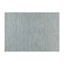Emma And Oliver 5' X 7' Handwoven Diamond Motif Indoor Area Rug In Grey Micro Polyester