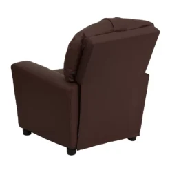 Emma And Oliver Contemporary Kids Recliner With Cup Holder 9 Emma And Oliver Contemporary Kids Recliner With Cup Holder -Home furnishings 6291903 ALT3