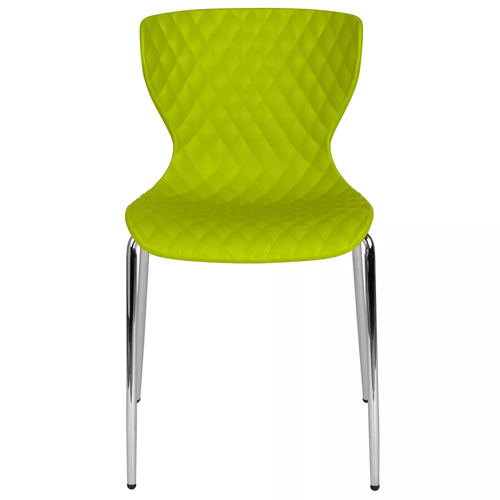 Emma And Oliver Contemporary Design Accent Dining Plastic Stack Chair 6 Emma And Oliver Contemporary Design Accent Dining Plastic Stack Chair - Image 4