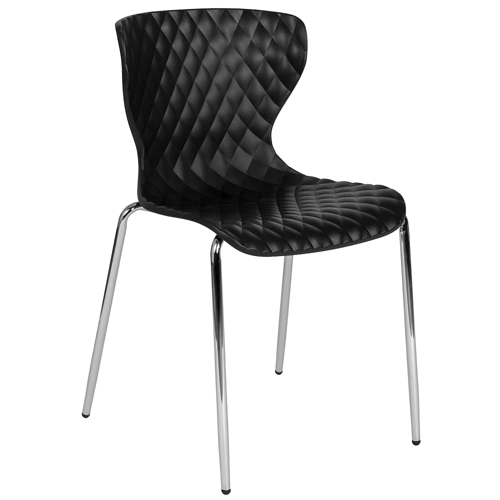 Emma And Oliver Contemporary Design Accent Dining Plastic Stack Chair 3 Emma And Oliver Contemporary Design Accent Dining Plastic Stack Chair
