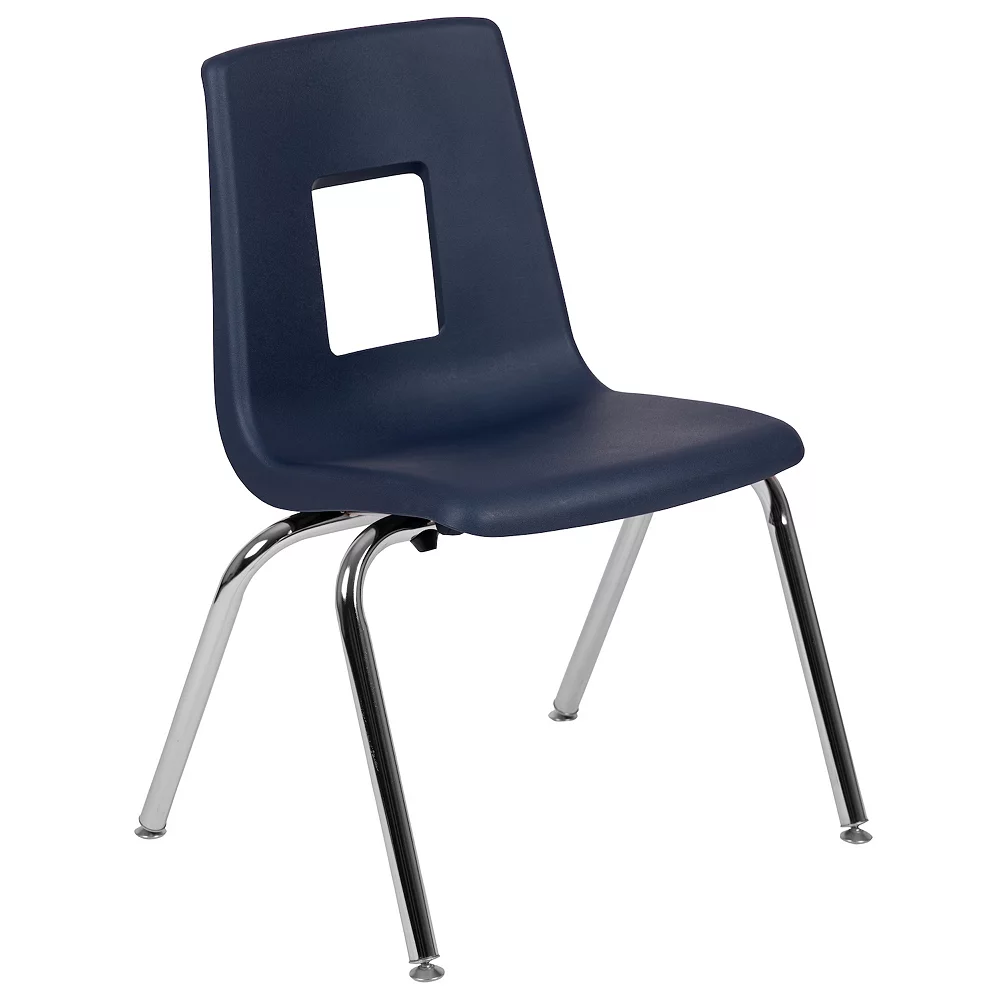Emma And Oliver Student Stack School Chair - 16-inch 3 Emma And Oliver Student Stack School Chair - 16-inch